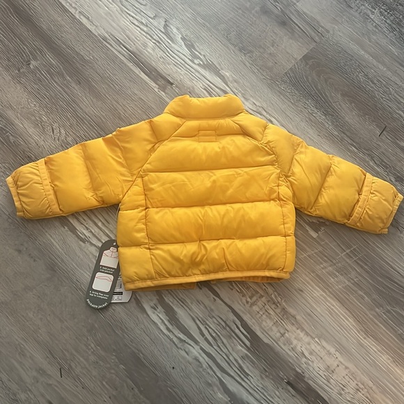 Brand New Infant Yellow Puffer Jacket size 0-3 months - Picture 5 of 6